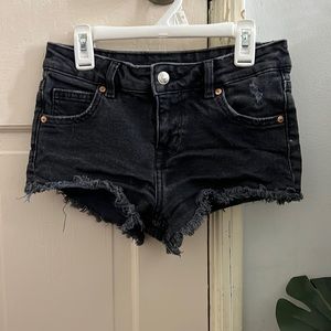 H&M Black Jean Shorts